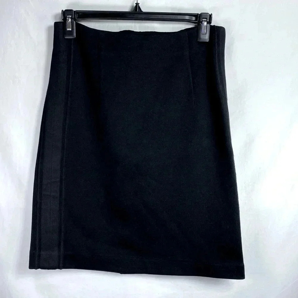 Piazza Sempione Made in Italy Black Knit Mini Skirt, Size 42/US 6.